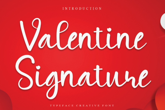 Valentine Signature Font