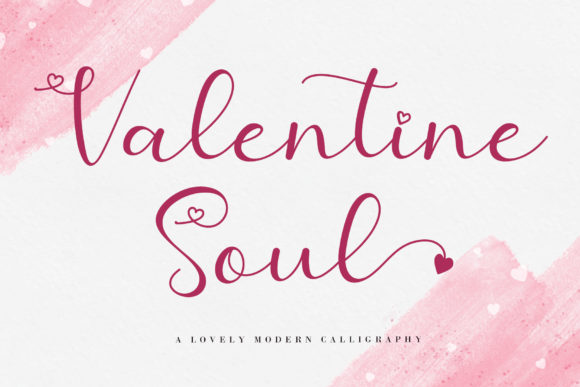 Valentine Soul Font Poster 1