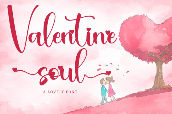 Valentine Soul Font Poster 1