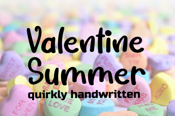 Valentine Summer Font Poster 1