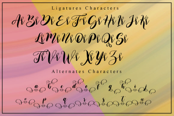 Valentine Sweet Font Poster 3