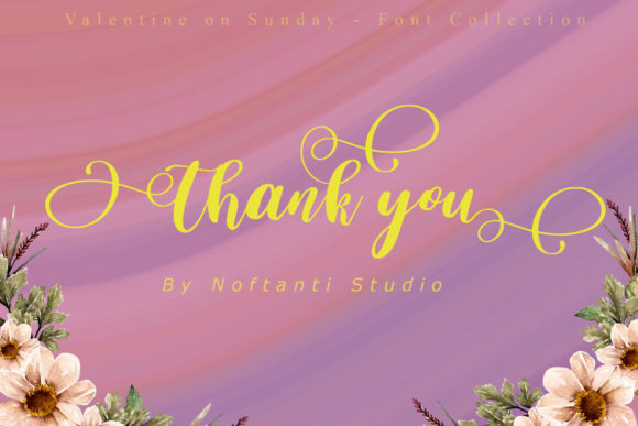 Valentine Sweet Font Poster 8