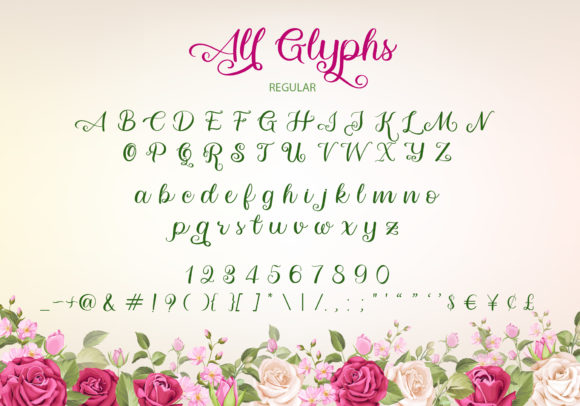 Valentine Sweetie Font Poster 2