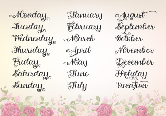 Valentine Sweetie Font Poster 7