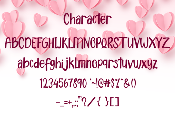 Valentine Time Font Poster 5