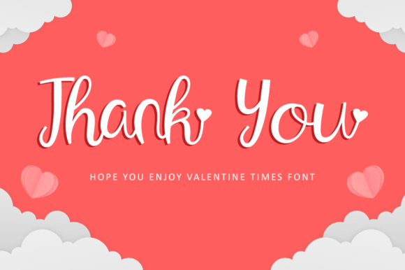 Valentine Times Font Poster 8