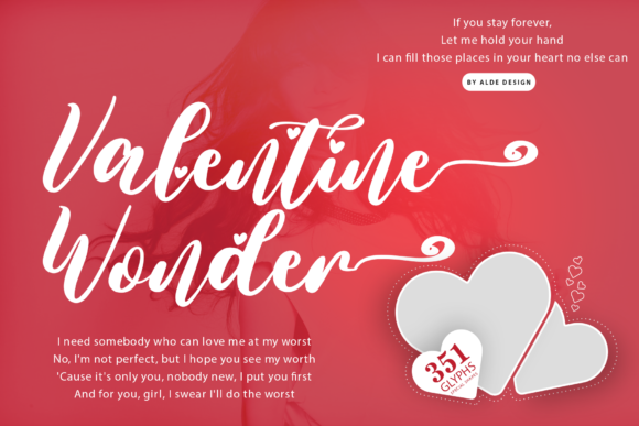 Valentine Wonder Font Poster 1