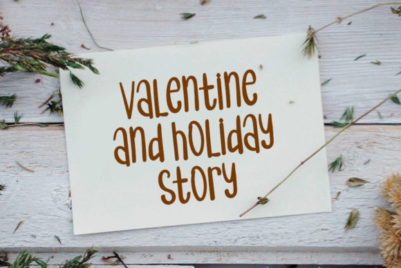 Valentines to Night Font Poster 2