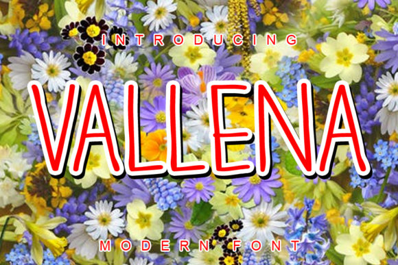 Vallena Font Poster 1