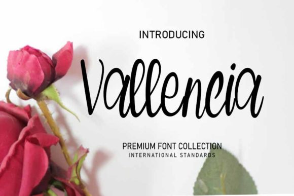 Vallencia Font Poster 1