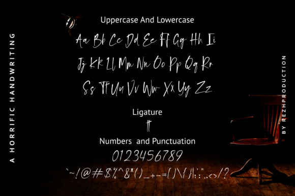 Vampire Font Poster 5