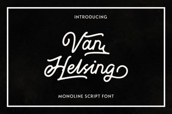 Van Helsing Font Poster 1
