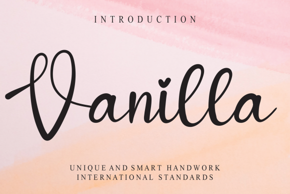 Vanilla Font