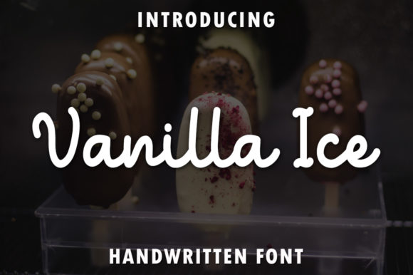 Vanilla Ice Font Poster 1