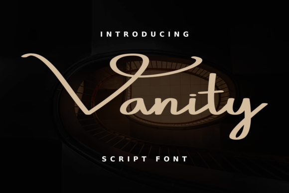 Vanity Font Poster 1