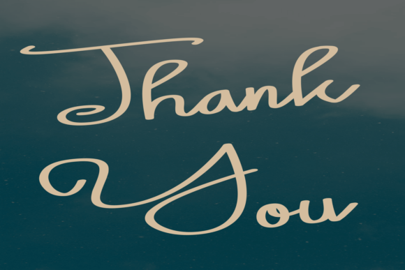 Vanity Font Poster 5