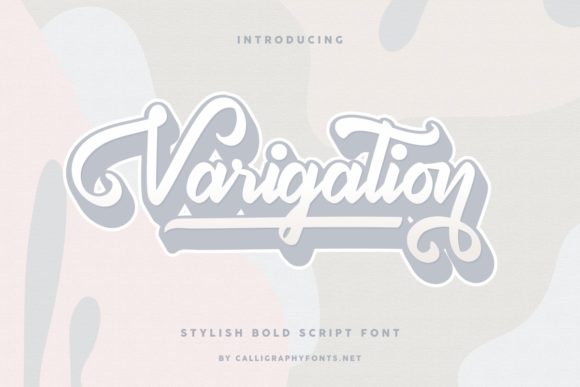 Varigation Font Poster 1