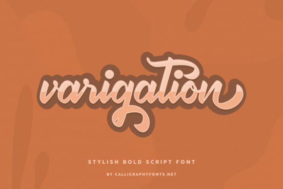 Varigation Font Poster 2