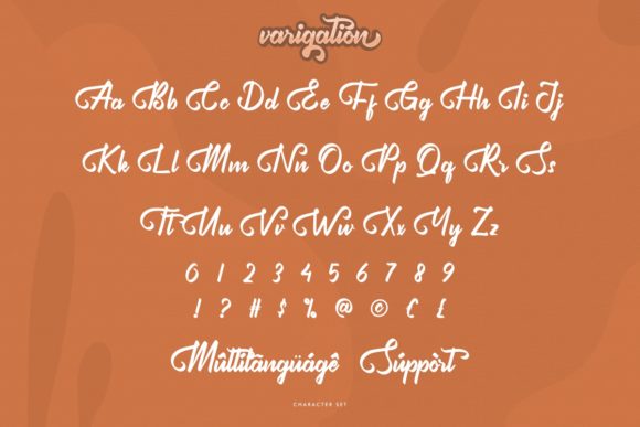 Varigation Font Poster 5