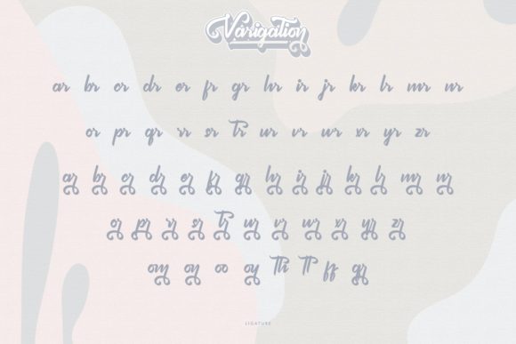 Varigation Font Poster 7