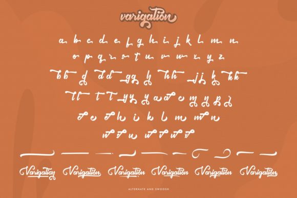 Varigation Font Poster 9