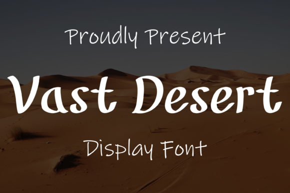 Vast Desert Font Poster 1