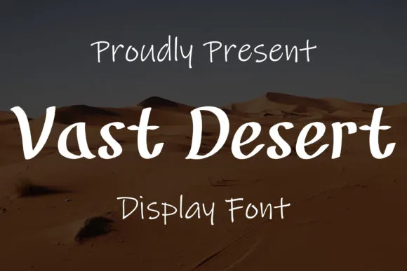 Vast Desert Font Vast Desert Font Poster 1