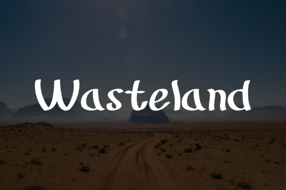 Vast Desert Font Poster 3