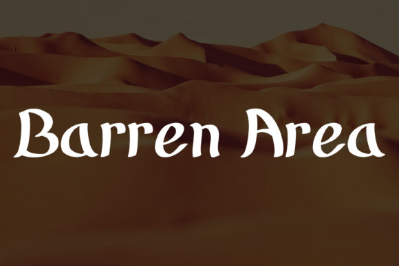 Vast Desert Font Poster 4
