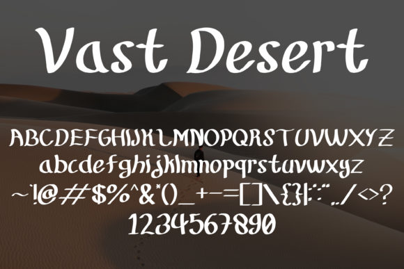 Vast Desert Font Poster 5