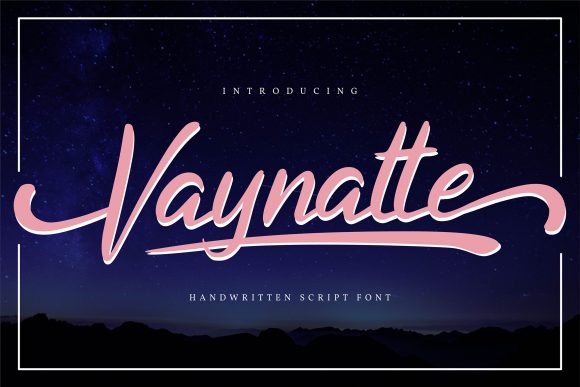 Vaynatte Font Poster 1