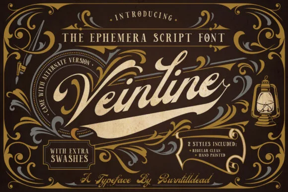 Veinline Font Veinline Font Poster 1