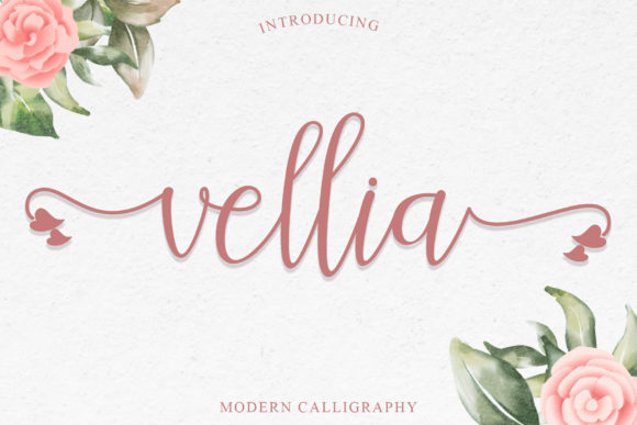 Vellia Font Poster 1