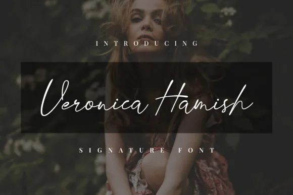 Veronica Hamish Font Veronica Hamish Font Poster 1