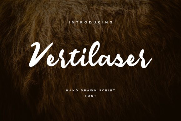 Vertilaser Font Poster 1