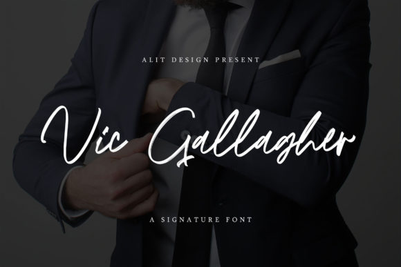 Vic Gallagher Font Poster 1