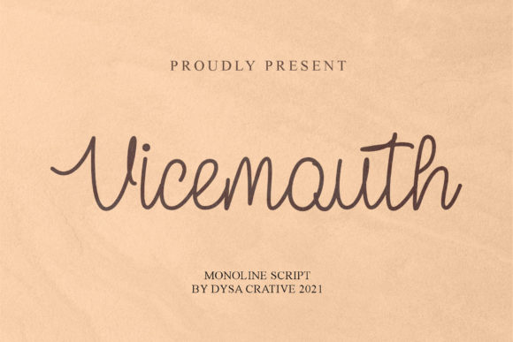 Vicemouth Font