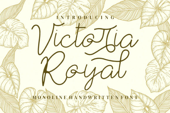 Victoria Royal Font Poster 1