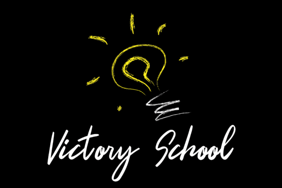 Victory School Font Poster 1