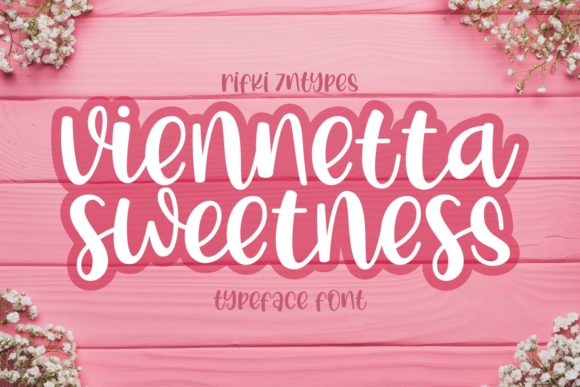 Viennetta Sweetness Font Poster 1