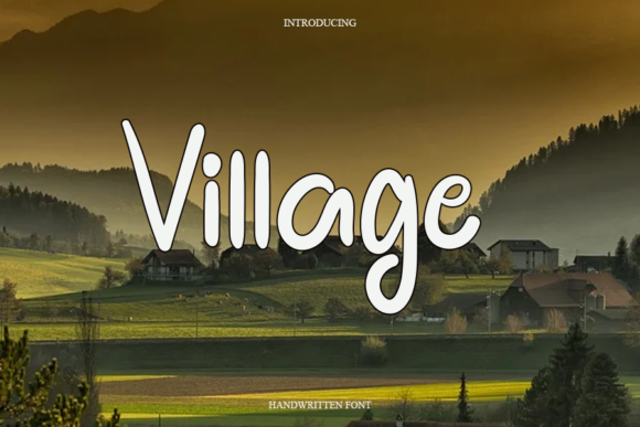 Village Font Poster 1