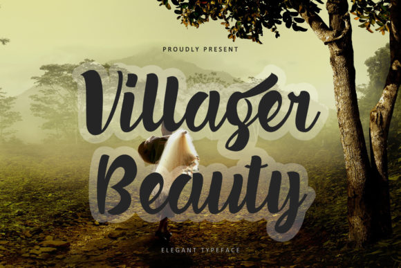 Villager Beauty Font Poster 1