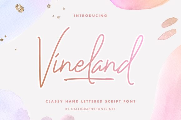 Vineland Font Poster 1