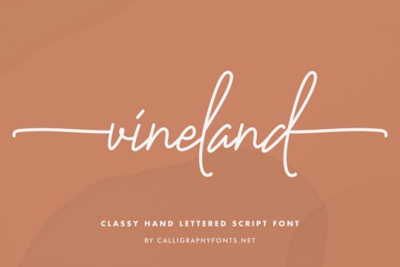 Vineland Font Poster 2