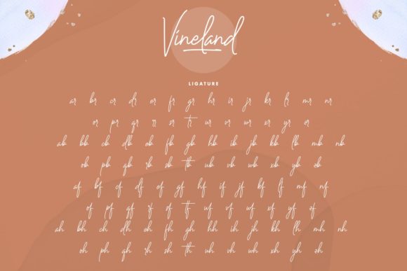 Vineland Font Poster 7
