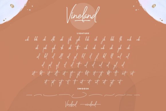 Vineland Font Poster 9