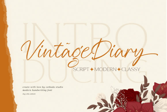 Vintage Diary Font