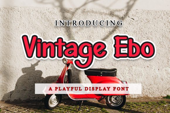 Vintage Ebo Font Poster 1