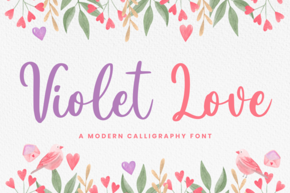 Violet Love Font