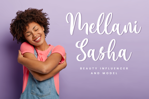Violet Love Font Poster 3